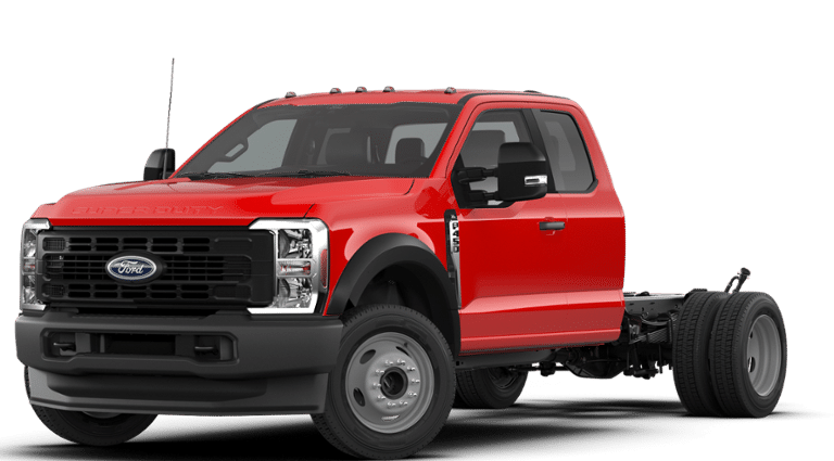 2026 Ford F450 F-450 XL in Race Red — front three-quarter view