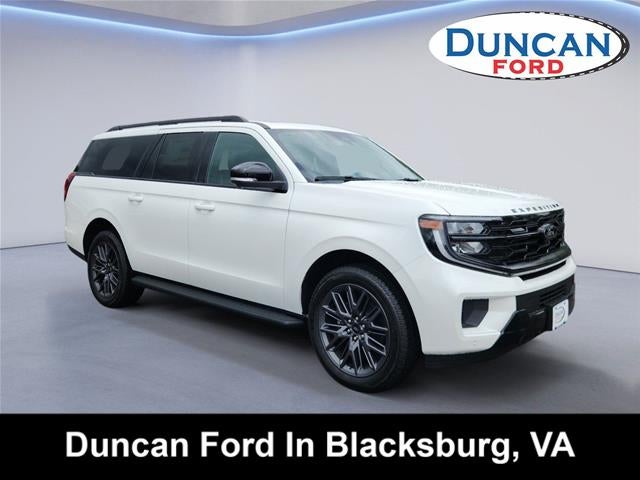 2026 Ford Expedition Max Platinum in Star White Metallic Tri-Coat — front three-quarter view