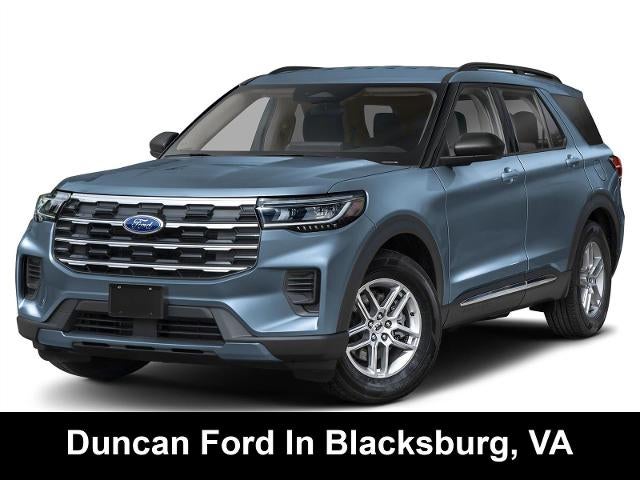 2026 Ford Explorer Active w/200A Pkg in Vapor Blue Metallic — front three-quarter view