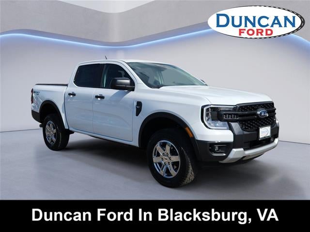 2026 Ford Ranger XLT in Oxford White — front three-quarter view
