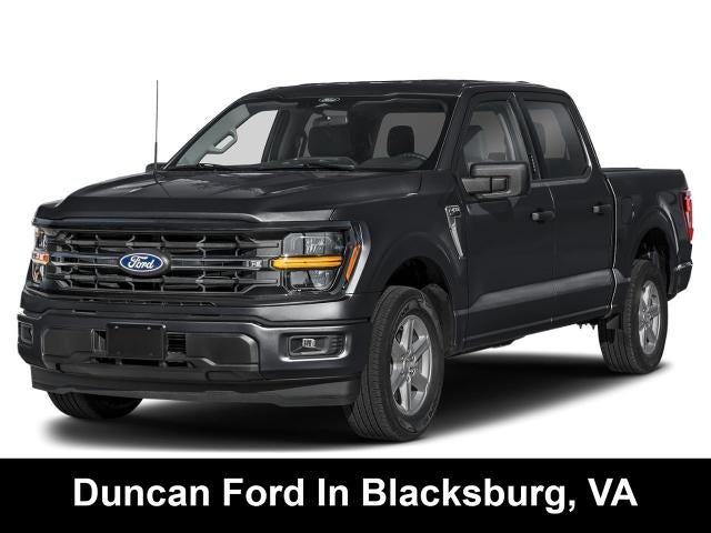 2026 Ford F-150 XLT in Agate Black Metallic — front three-quarter view