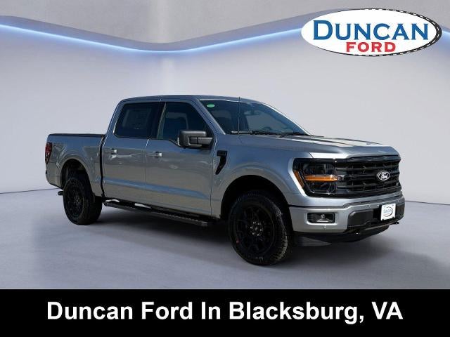 2026 Ford F150 PU XLT in Iconic Silver Metallic — front three-quarter view