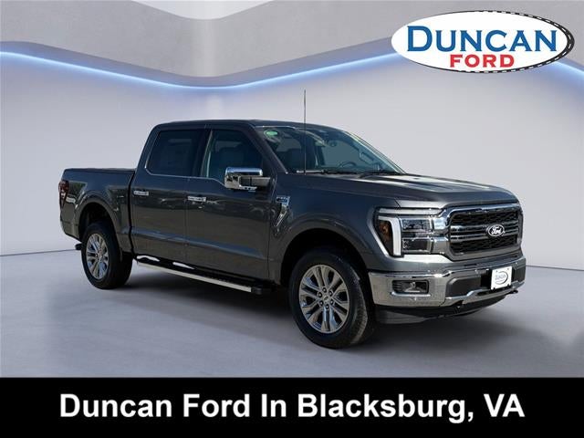 2026 Ford F150 PU Lariat in Carbonized Gray Metallic — front three-quarter view