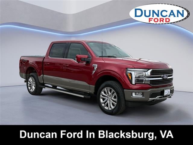 2026 Ford F-150 King Ranch in Marsh Gray — front three-quarter view