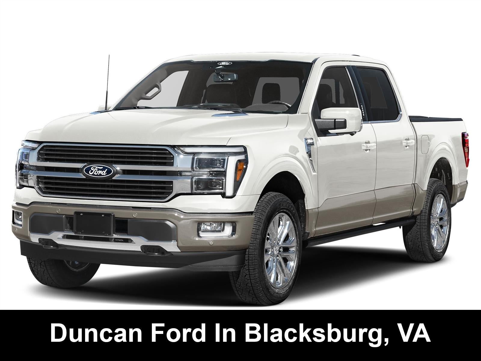 2026 Ford F-150 King Ranch in Marsh Gray — front three-quarter view