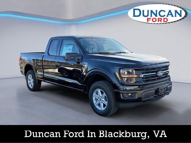 2026 Ford F-150 XLT in Agate Black — front three-quarter view