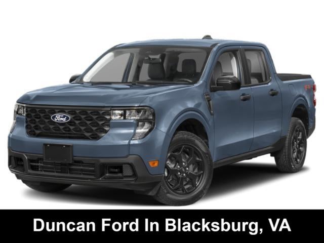 2026 Ford Maverick XLT in Azure Gray Metallic Tri-Coat — front three-quarter view
