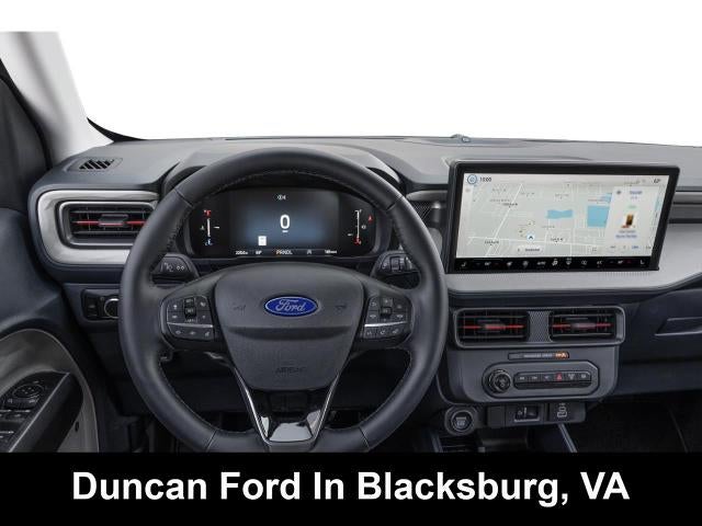 2026 Ford Maverick LARIAT in Light Blue — front three-quarter view