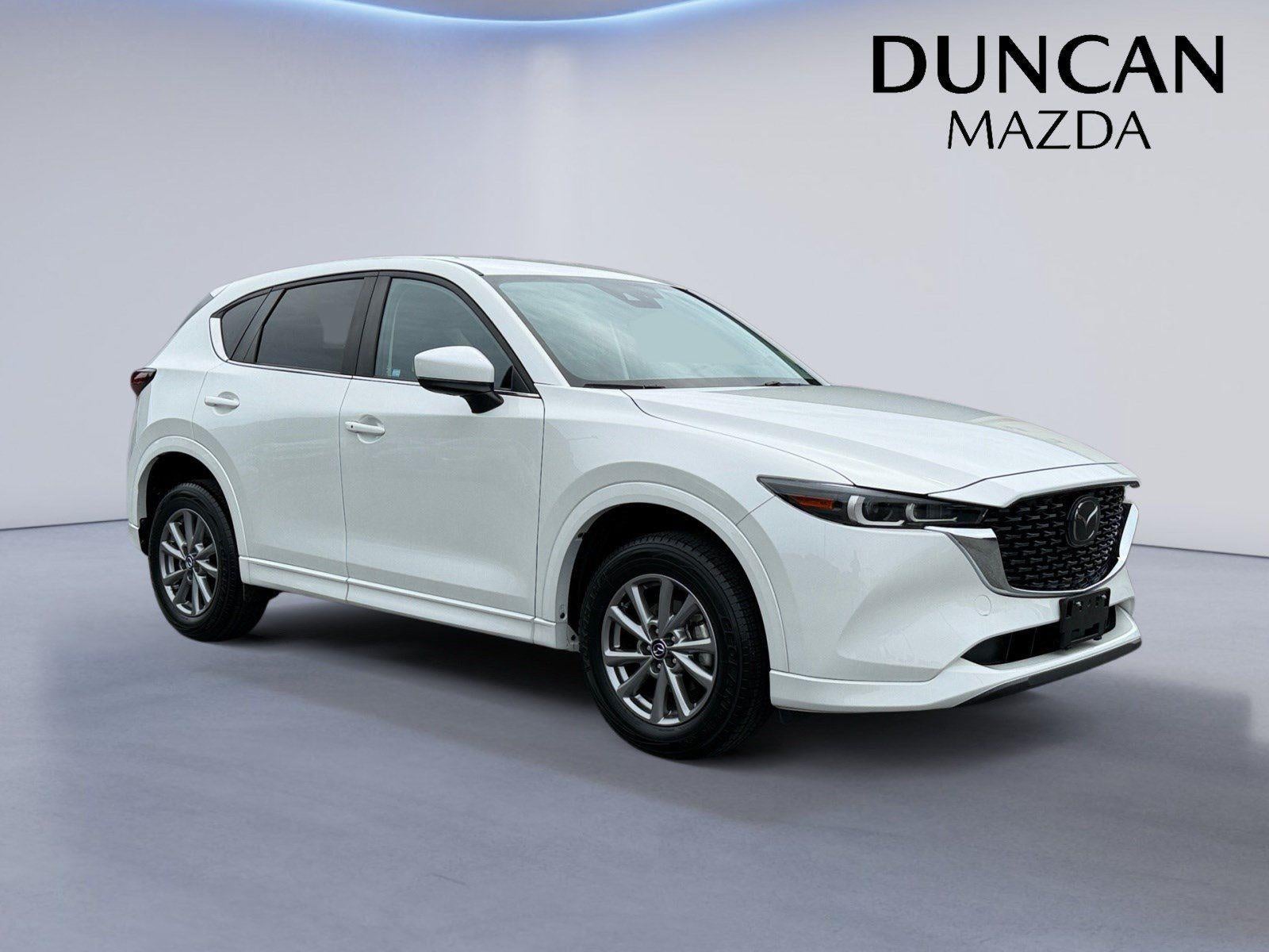 2024 Mazda Mazda CX-5 2.5 S Select Package in Rhodium White Metallic — front three-quarter view